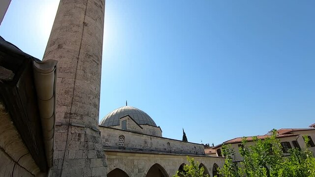 Habibi Neccar Mosque before destroy during the eartquake. Antakya, Hatay.