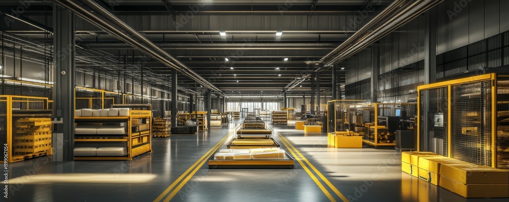Aufkleber efficient cheese packaging in modern industrial setting for automated production and logistics.