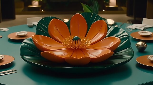 A serene garden scene featuring peonies of various shades, surrounded by lush greenery and softly glowing accents