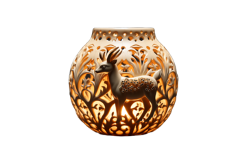 Animal Candle Holder on transparent background