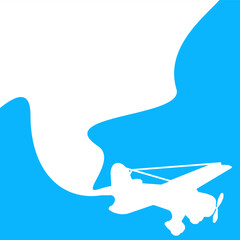 Airplane travel opens the background behind itself. Highlighting air journeys, romantic escapes, tourism, luxury cruises, airport promotions, vacations overseas, and flight path visuals. 