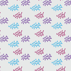 seamless pattern with flowers