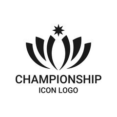 winner icon vector design,championship icon,editable champion logo icon,competition logo
