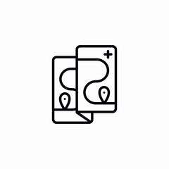 phones location mark icon vector sign
