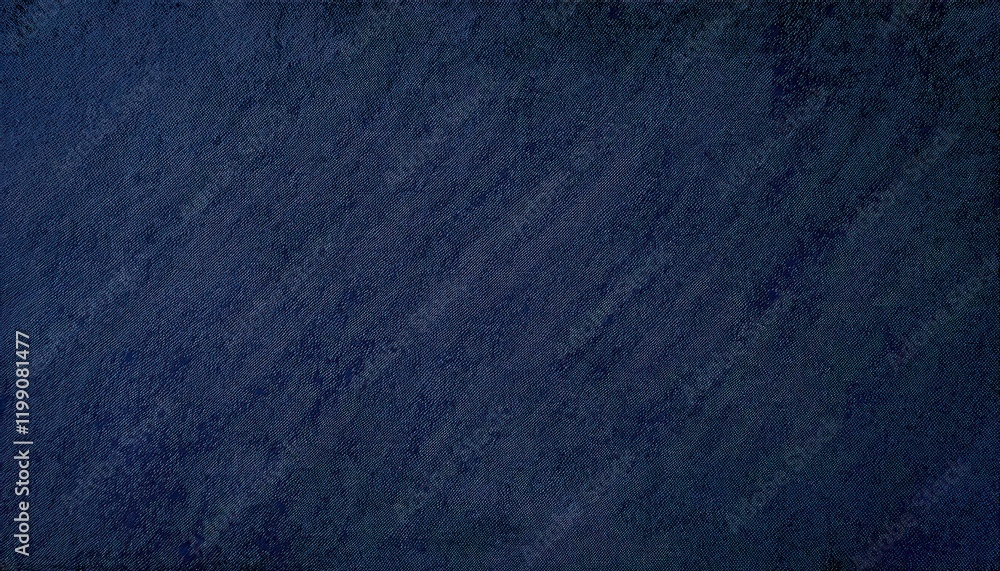 Poster deep navy blue textured fabric background with a subtle rough pattern, ideal for graphic design, bra