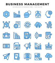 Business Management icon pack for your website. mobile. presentation. and logo design.