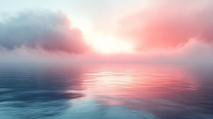 Obraz premium Dreamy Soft-Focus Gradient Background. Generative AI