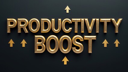 Obraz premium Bold text displays 