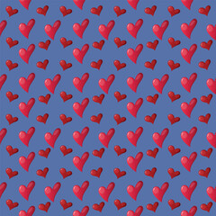 Valentine pattern background love heart