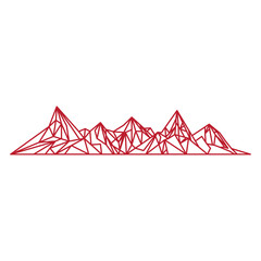 Polygon Mountain Vector