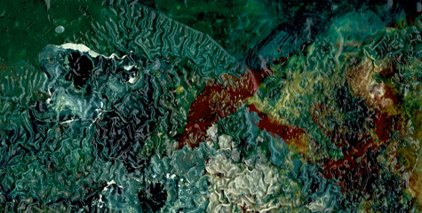 A Visual Delight of Texture and Color in Liquid Art