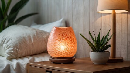 Pink Himalayan salt lamp