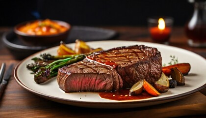 lamb chops with vegetables