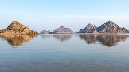 Serene Mountain Lake Reflection