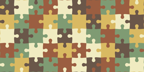 Jigsaw puzzle game seamless background