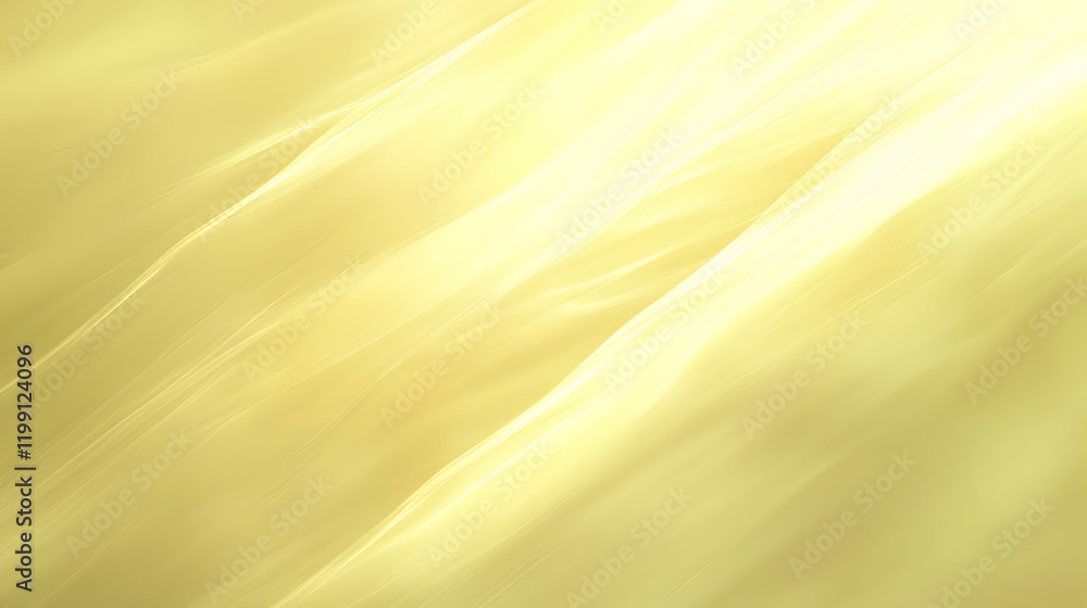 Poster abstract background image featuring soft, flowing lines of pale yellow and gold, creating a dreamy, 