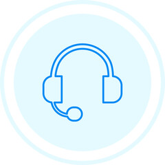 Contact us outline icon