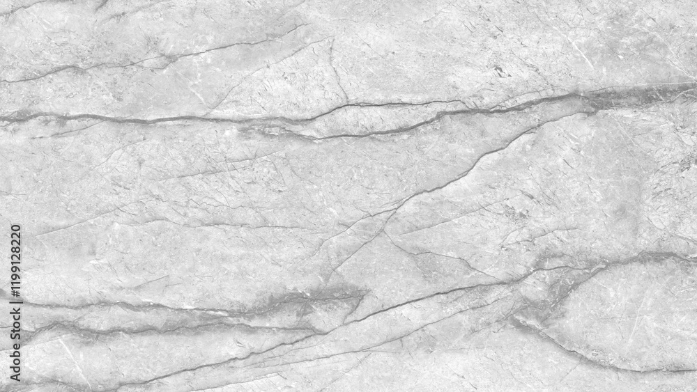 Fototapete A white and gray marble wall with a pattern of swirls and lines. The wall is smooth and shiny, giving it a luxurious and elegant appearance. The pattern on the wall is reminiscent of a flowing river