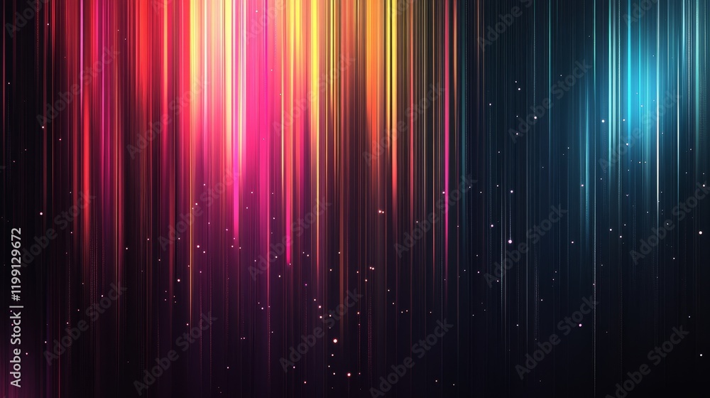 Poster abstract colorful lines background