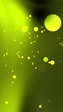Dark yellow collor with a particle shining in gradient background with loop playback. Suitable for abstract designs, backgrounds, or technology concepts