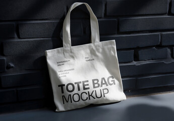 Tote Bag Urban Mockup Generated With AI