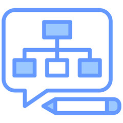 Structural Annotation Blue Icon