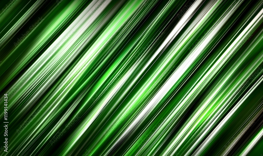 Poster abstract green and white diagonal lines background. ideal for dynamic designs, presentations, or web