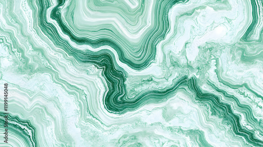 Poster abstract green marble texture background. swirling patterns ideal for design projects, creating a lu