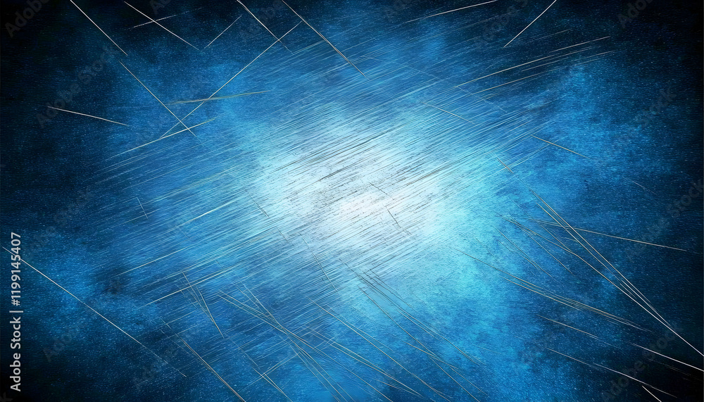 Aufkleber abstract blue grunge texture background with scratched metallic effect, ideal for design projects ne