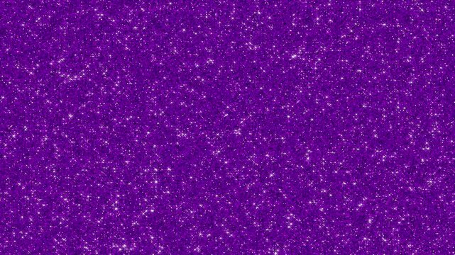 purple glitter texture with shiny glowing stars animation, cosmetics and beauty motion background 