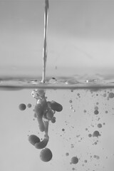 wasser tropfen spritzen spritzer schwarzweiß strahl