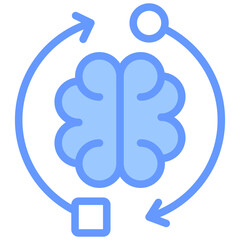 Adaptability Blue Icon