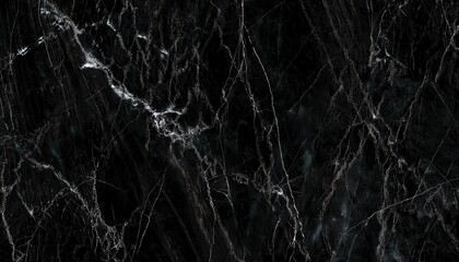 black marble texture with white veining patterns for elegant background, design projects, luxury interiors, or branding elements