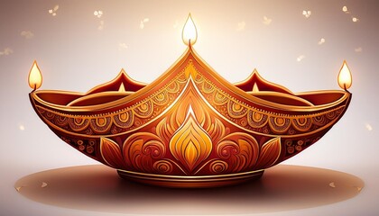 magic lamp on the background