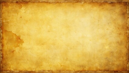 Naklejka premium A distressed vintage paper with a yellowed tone and worn-out edges, giving a nostalgic feel to any scene , classic look, worn out edges