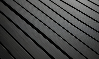 Obraz premium Abstract diagonal dark grey lines, sleek brushed metal texture background. Perfect for modern designs and corporate presentations.