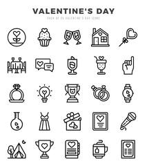Valentine'S Day Icon Bundle 25 Icons for Websites and Apps