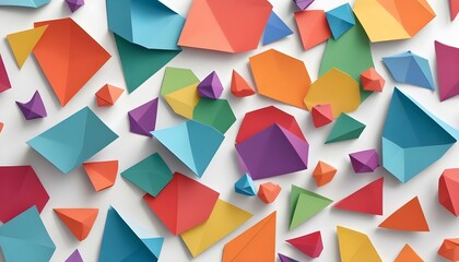 Obraz premium Lunares de colores en varios tamaños y colores esparcidos sobre un fondo blanco