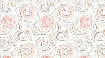 Fototapeta premium Abstract Spiral Pattern with Glitter Accents