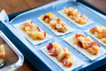 アップルパイ　手作り　お菓子作り