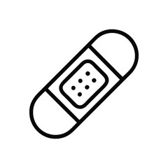 bandage icon set vector for first aid and healthcare designs