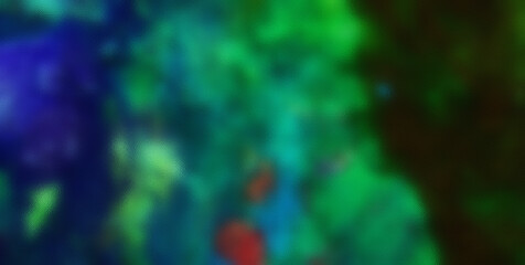 Expressive Painted Dreamscape Infused with an Array of Colors and Abstract Forms