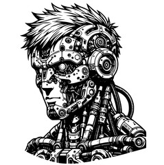 Futuristic Cyborg