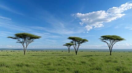 Obraz premium African Savanna Landscape