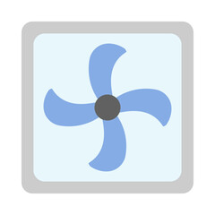 Ventilation flat icon