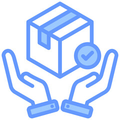 Obraz premium Handmade Blue Icon