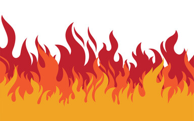 Fire flame vector illustration design