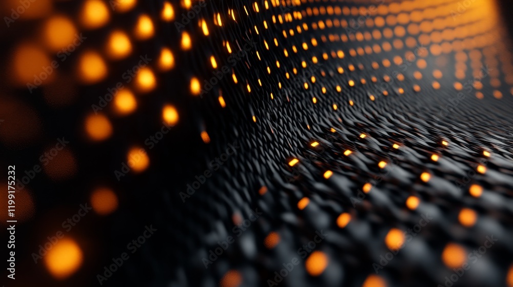Poster abstract background with glowing lights and dark texture