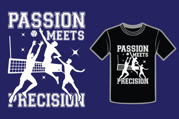 Volleyball T Shirt Design