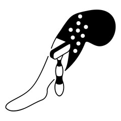 private parts hair removal service isometric vector icon, beauty and personal care symbol, cosmetic dermatology sign, body aesthetics stock illustration, compound lever style Nail Clipper concept